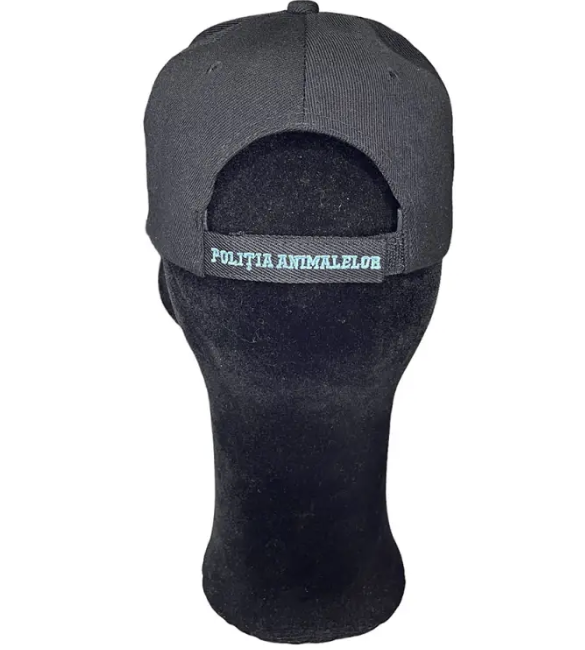 Black Full Animal Police Cap - MP1