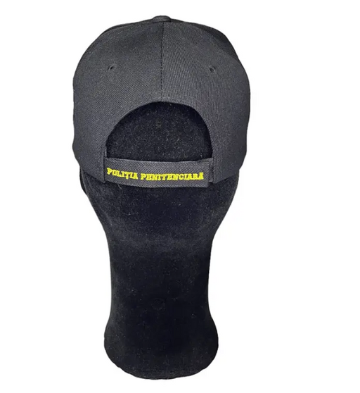 Black Adjustable Hat with Penitentiary Police Inscription