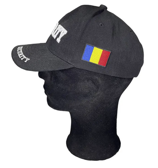 Black Security Cap with Adjustable Fit