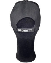 Black Security Cap with Adjustable Fit