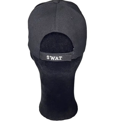 Black SWAT Cap with Tricolor Embroidery MP1