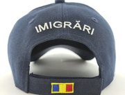 Navy Blue Adjustable Cap with White 'IMIGRARI' Inscription