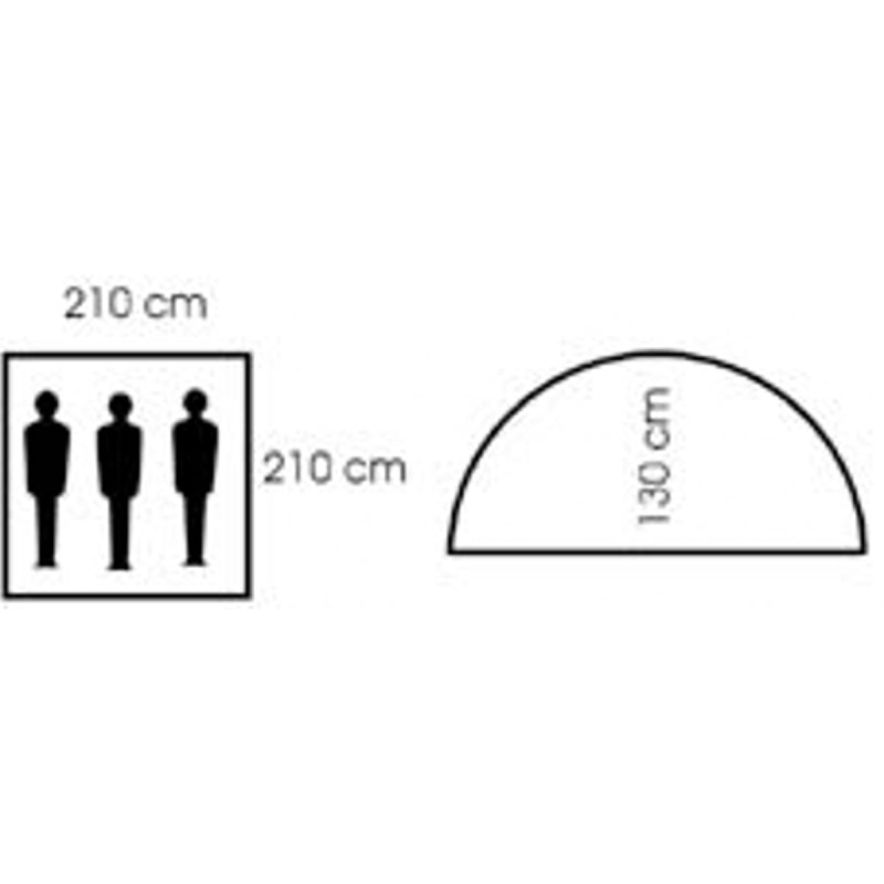 MFH Monodom 3-Person Tent M95 CZ Camouflage