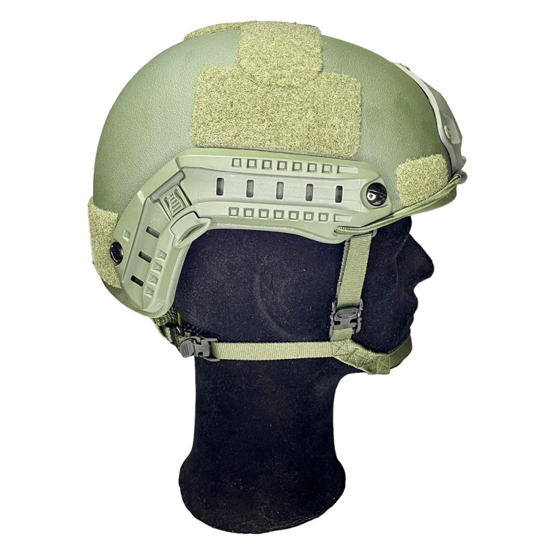 High Cut Ballistic Helmet Level IIIA - Fully Equipped