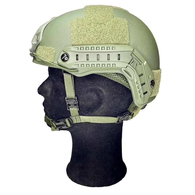 High Cut Ballistic Helmet Level IIIA - Fully Equipped
