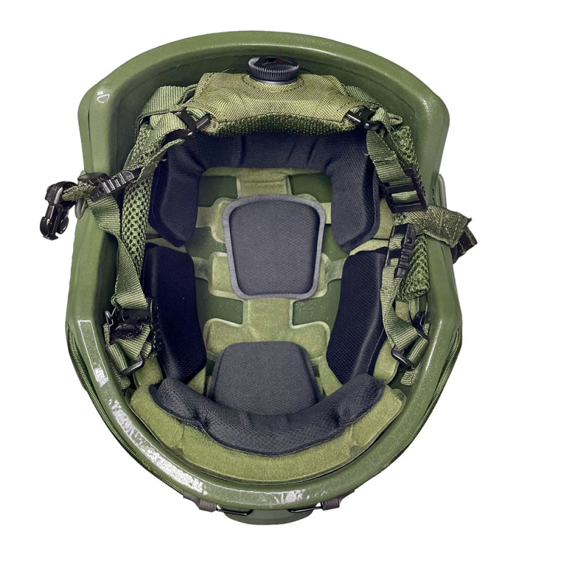 High Cut Ballistic Helmet Level IIIA - Fully Equipped