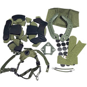 Kaki Helmet Interior and Exterior Complete Set