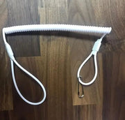 Dragon White Spiral Safety Cord for Pistol