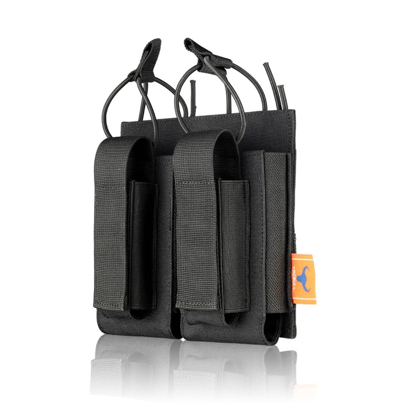 Nylon Double Magazine Pouch for Rifle and Pistol TB-RMP01 (4 Magazines)