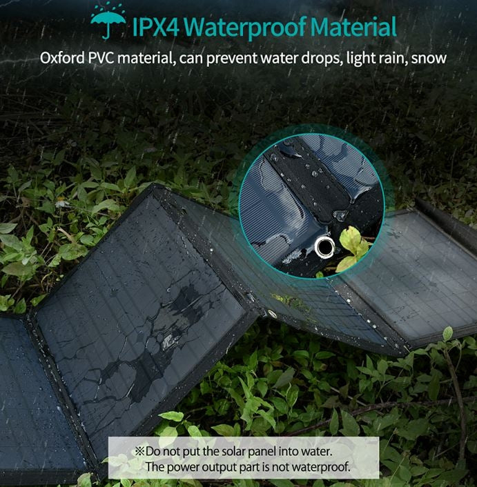 Foldable Solar Charger 80W Portable Solar Panel