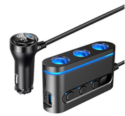 Model TC0021 Car Charger with 2 USB-C & 1 USB-A Ports