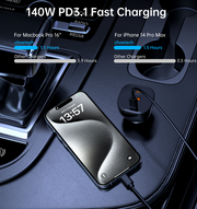 Dual USB-C USB-A Fast Charger 160W