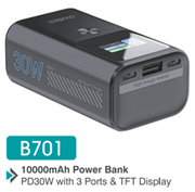 Powerbank B701 10000mAh Portable Power Bank