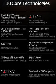 Infiray PX1 Thermal Imaging Rugged Smartphone 5G 256GB