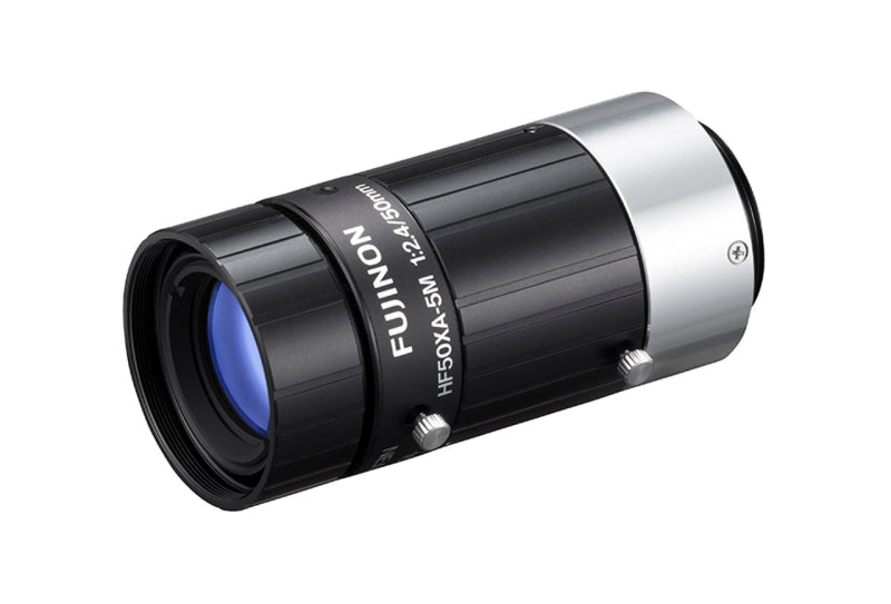 Fujinon HF50XA-5M 2/3" 50mm F2.4 Manual Iris C-Mount Lens