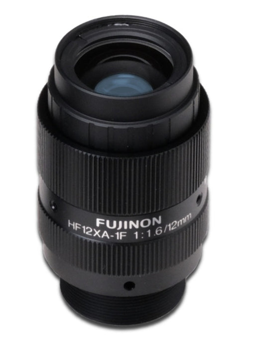 Fujinon HF12XA-1F 2/3" 12mm C-Mount Lens Fixed Iris & Focus