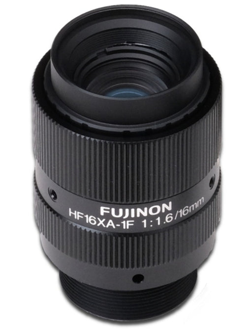 Fujinon HF16XA-1F 2/3" 16mm Fixed Iris & Focus C-Mount Lens