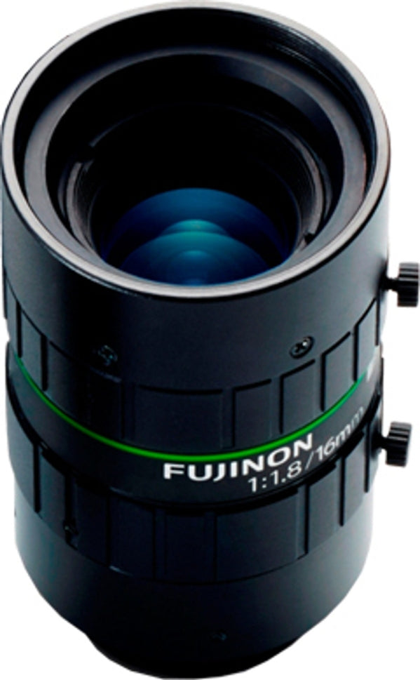 Fujinon HF1618-12M Surveillance Camera Lens 16mm f/1.8 Manual Iris C-Mount