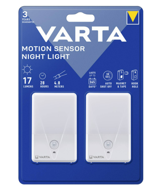 Varta Twin Motion Sensor Night Light LED Set