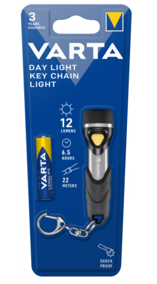 Varta Day Light LED Keychain Flashlight 1AAA