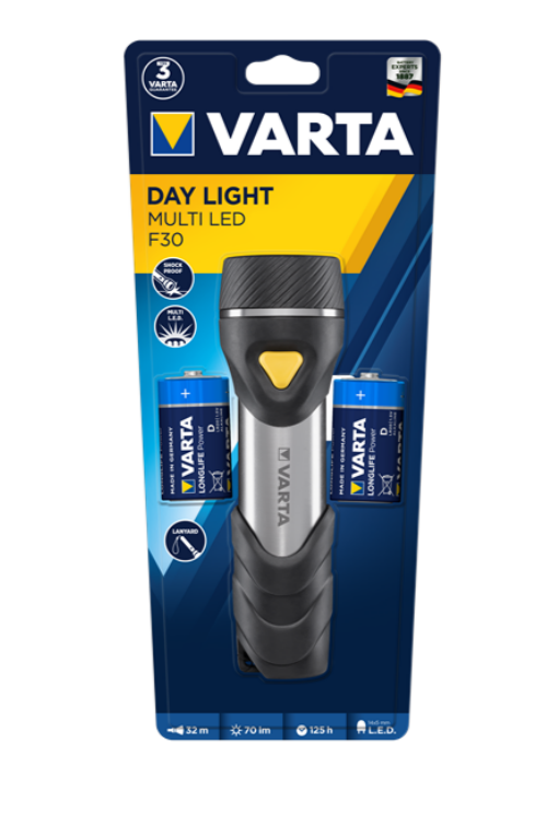 Varta Day Light Multi F30 LED 2D Flashlight