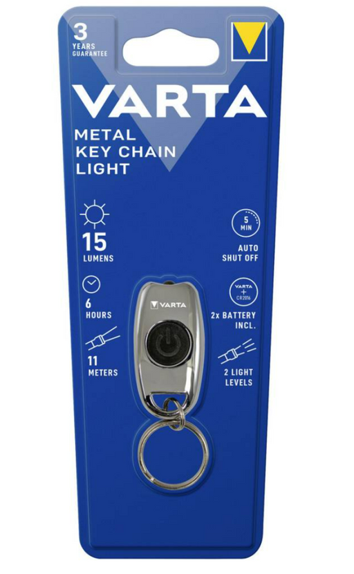 Varta Metal LED Keychain Light