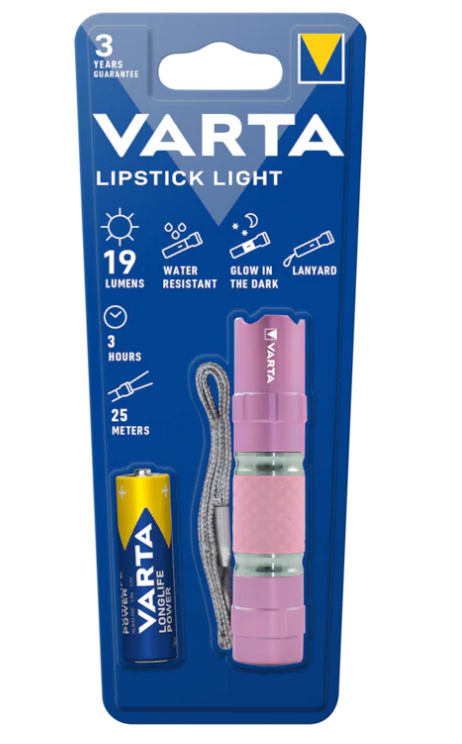 Varta LED Lipstick Light 16617 Compact Flashlight