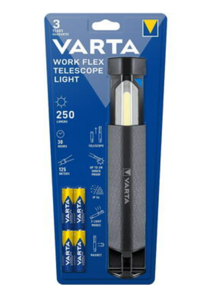 Varta Work Flex Telescopic LED Work Light