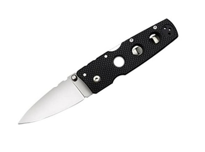 Cold Steel Hold Out Medium Plain Edge 11HM Folding Knife 3-Inch