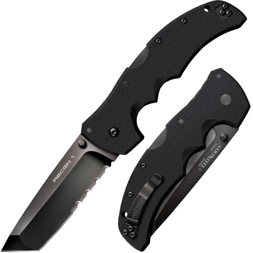 Cold Steel Recon 1 Folding Knife Tanto Point 50/50 Edge 10.1 cm Blade