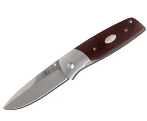 Fällkniven PXL Folding Knife Maroon Micarta