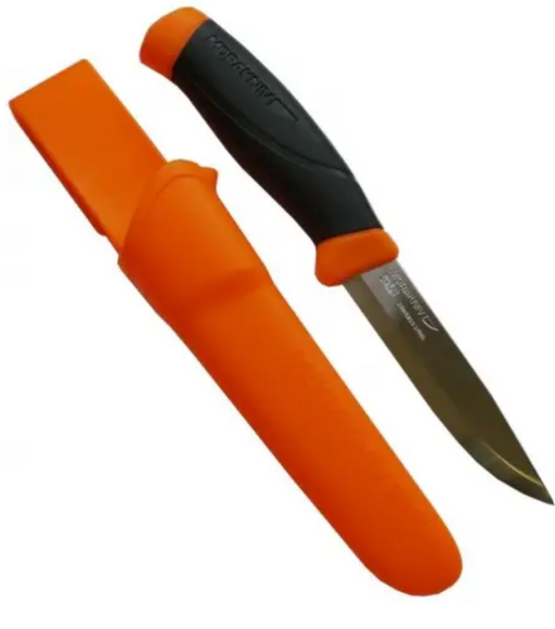 Morakniv Companion Orange Fixed Blade Knife 10.3cm