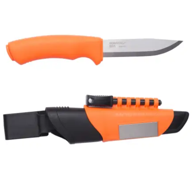 Morakniv Bushcraft Survival Hi-Vis 12051 Knife with 10.9 cm Blade