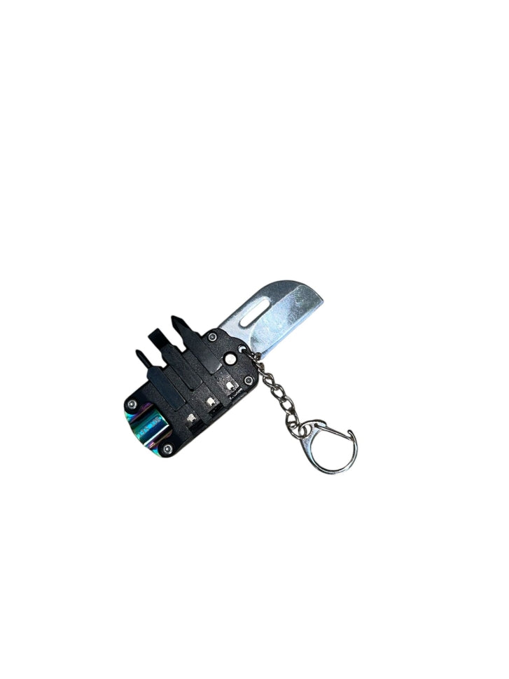 Portable Keychain with TG Folding Mini Knife
