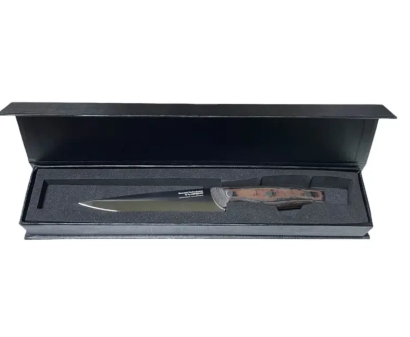 Gourmet Performance Kitchen Knife 5 Inch Red Micarta Handle