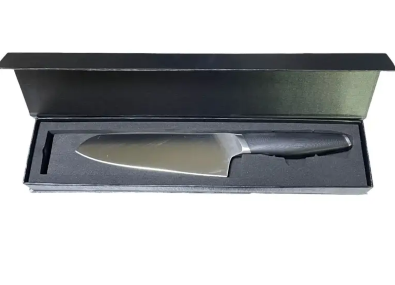 Santoku Gourmet Performance 7-Inch Kitchen Knife with G10 Handle