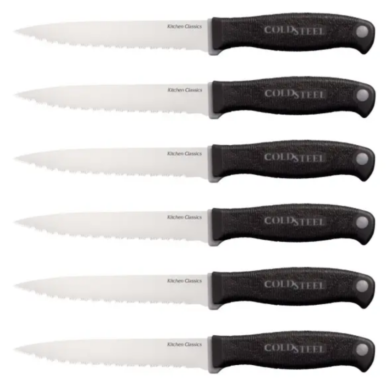 Cold Steel Kitchen Classics Steak Knife Set 11.8cm Blades