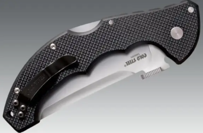 Cold Steel Talwar Folding Knife 4-Inch Serrated Blade