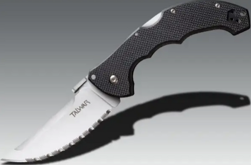 Cold Steel Talwar Folding Knife 4-Inch Serrated Blade