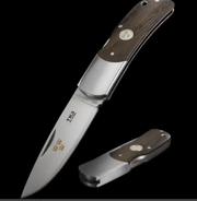 Fallkniven TK3OAKC Folding Pocket Knife with Oak Handle