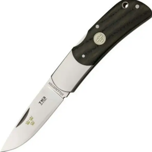 Fallkniven TK3OAKC Folding Pocket Knife with Oak Handle