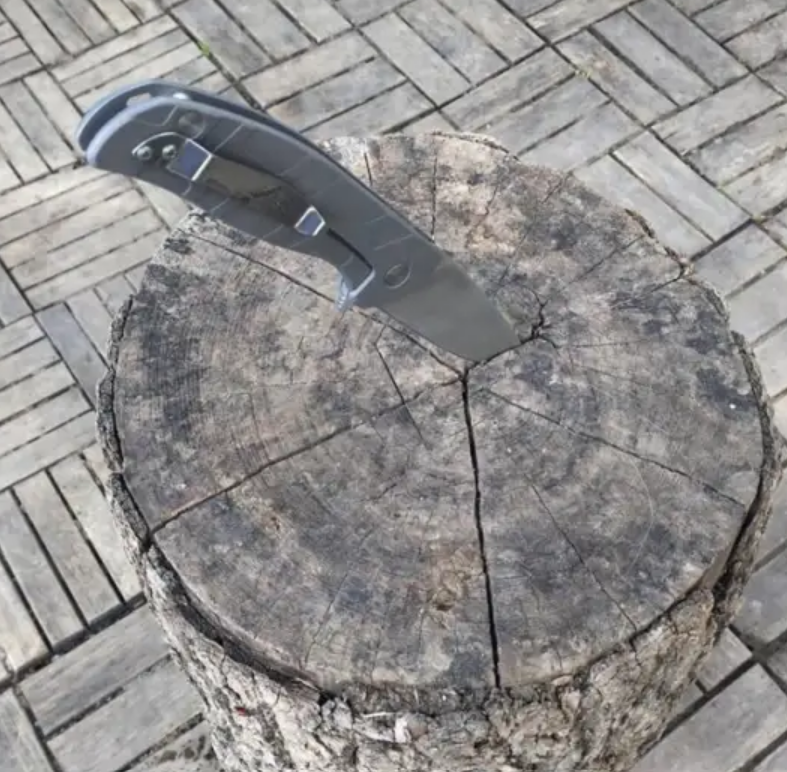 Shirogorov 95 Flipper Frame Lock Knife T Pattern Titanium Stonewash