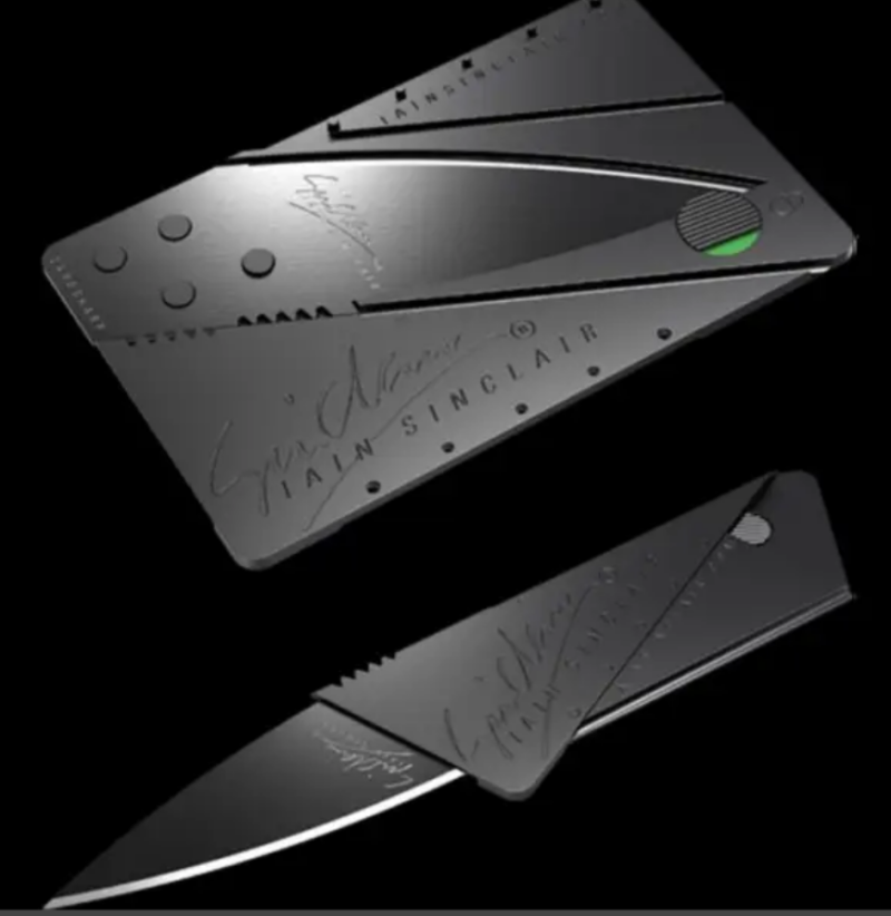 Card-Style Knife with Surgical Steel Blade 76mm