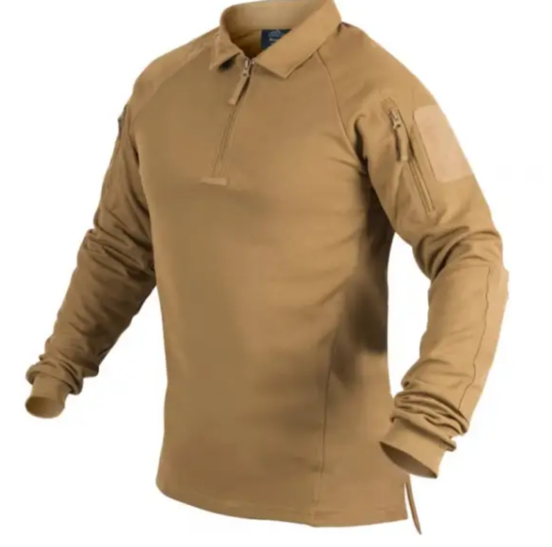 Helikon Long Sleeve Polo Shirt Coyote PD-RNG-TC-11 M/Regular