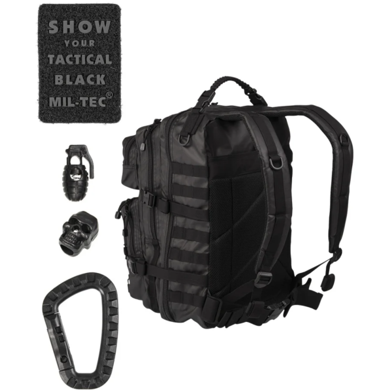 MIL-TEC Tactical Backpack Black 36L Size L