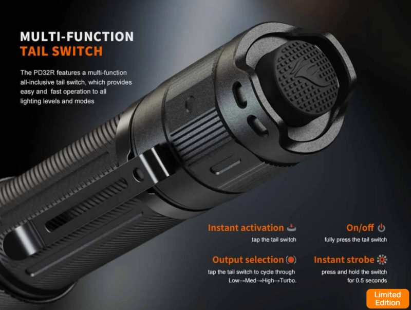 Rechargeable Flashlight Fenix PD32R