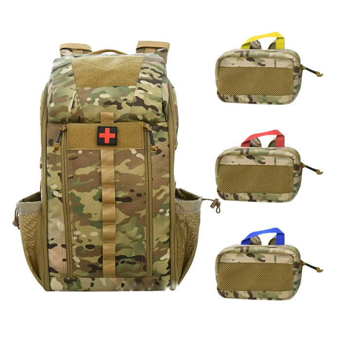 Medical First Aid Backpack - Camouflage