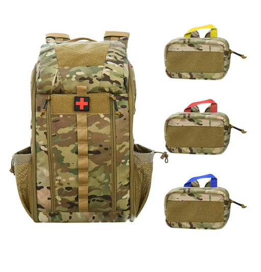 Medical First Aid Backpack - Camouflage