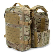 Tactical Nylon Plate Carrier Backpack 1000D - Camouflage