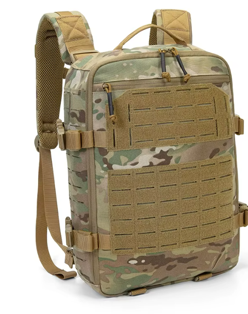 Tactical Nylon Plate Carrier Backpack 1000D - Camouflage